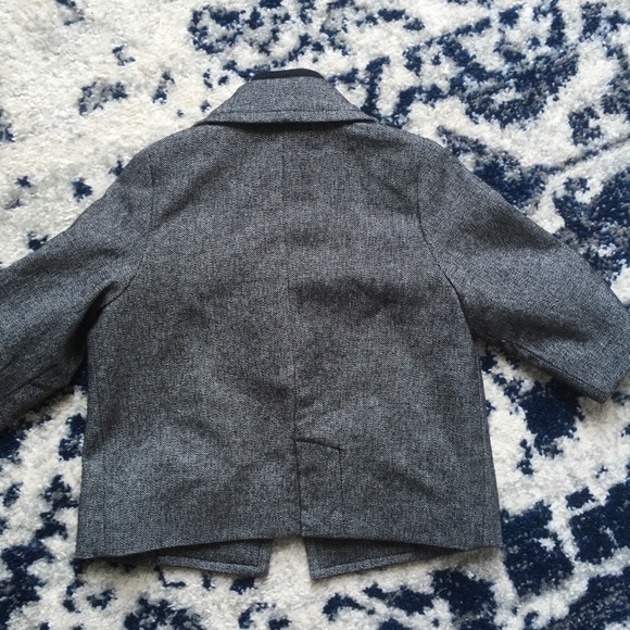 Cherokee size 12 months boys grey pea coat - Picture 4 of 4
